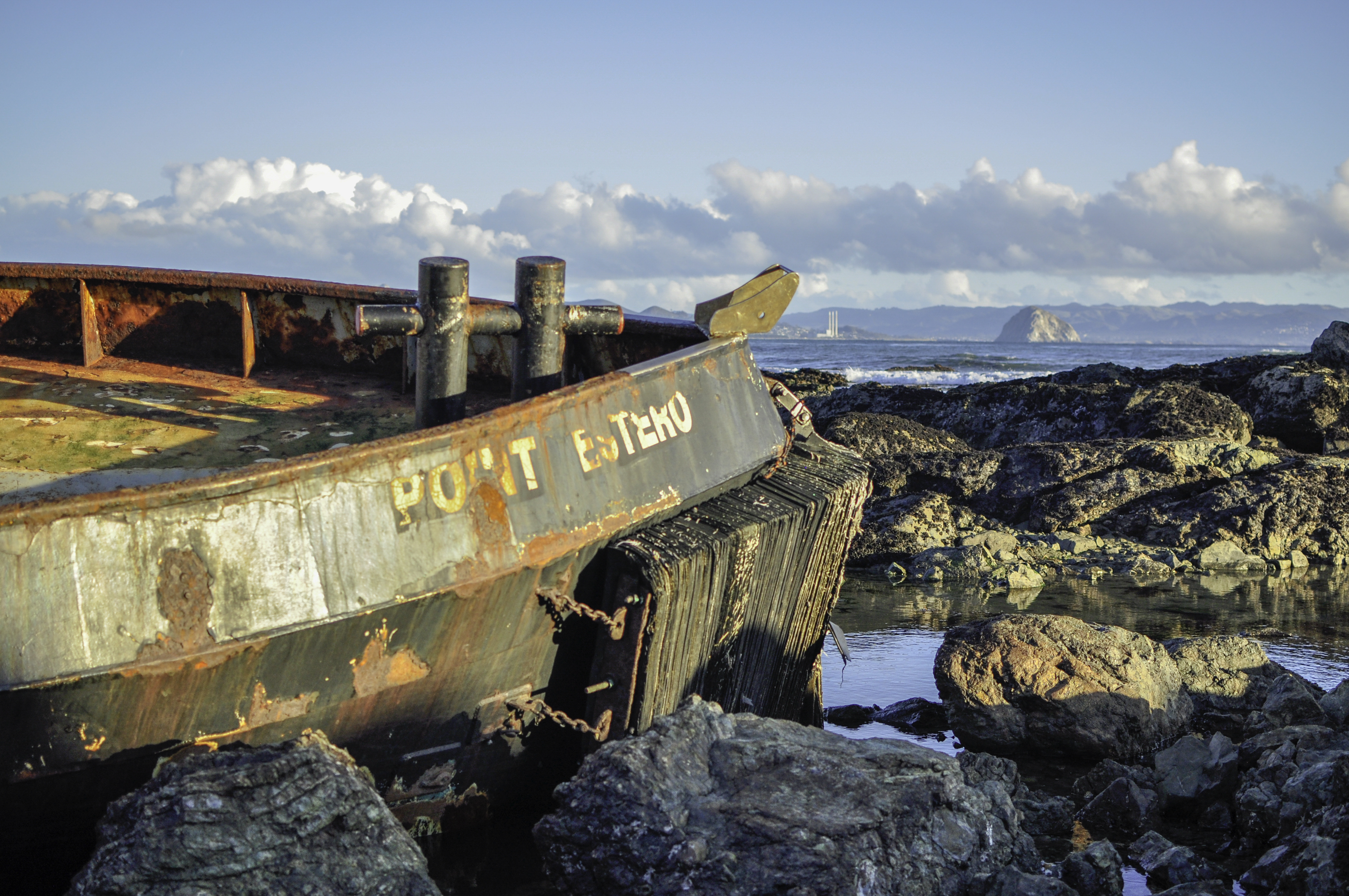 The shipwreck Point Estero