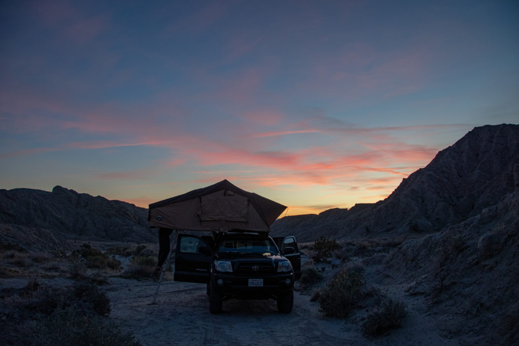 Sunset at Anza-Borrego State Park
